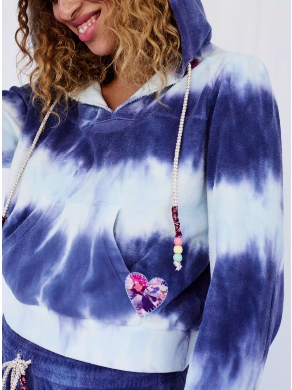 LoveShackFancy Kirby Tie-Dye Hoodie Size XS